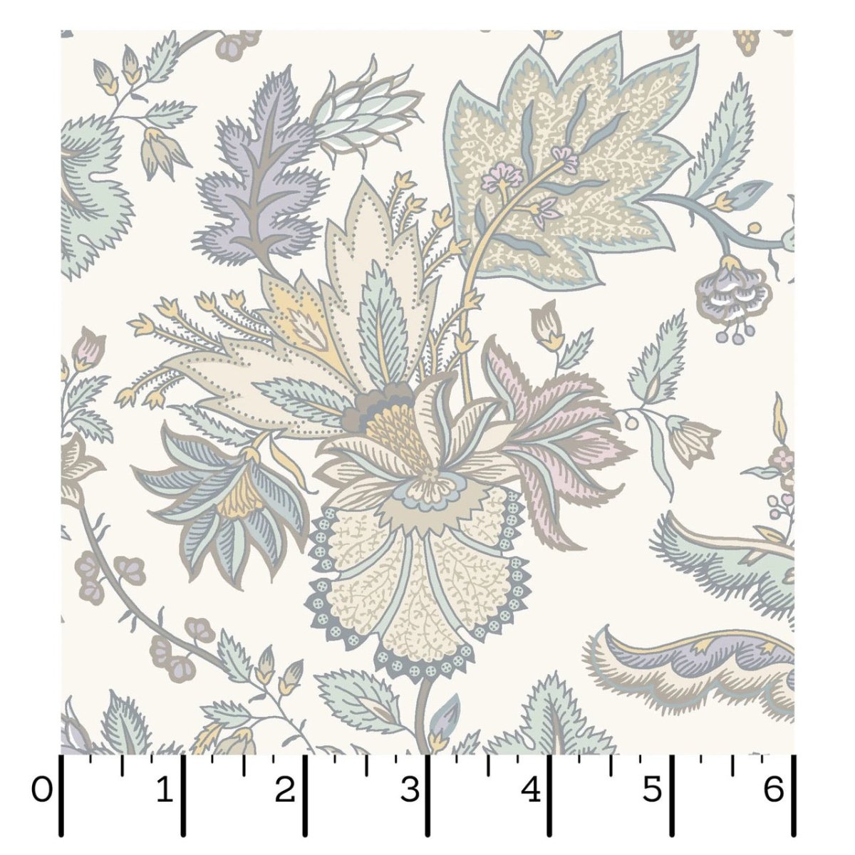 Daybreak Focal in White - Blue Owl Quilt Co.