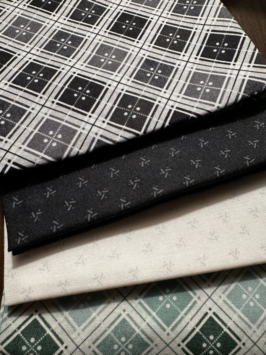 Flint & Steel (4 pcs) - Blue Owl Quilt Co.